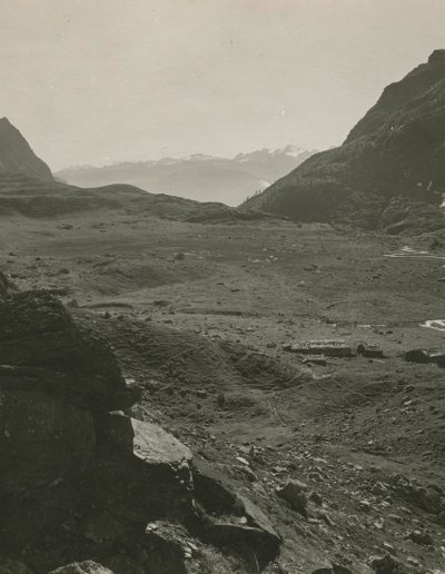 Le plateau de Salanfe et le Salantin vers 1920. © Fonds Boissonnas, Bibliothèque de Genève