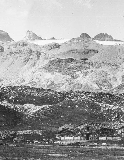 Salanfe et les Dents du Midi, vers 1900. Source : Section des Diablerets du Club Alpin Suisse